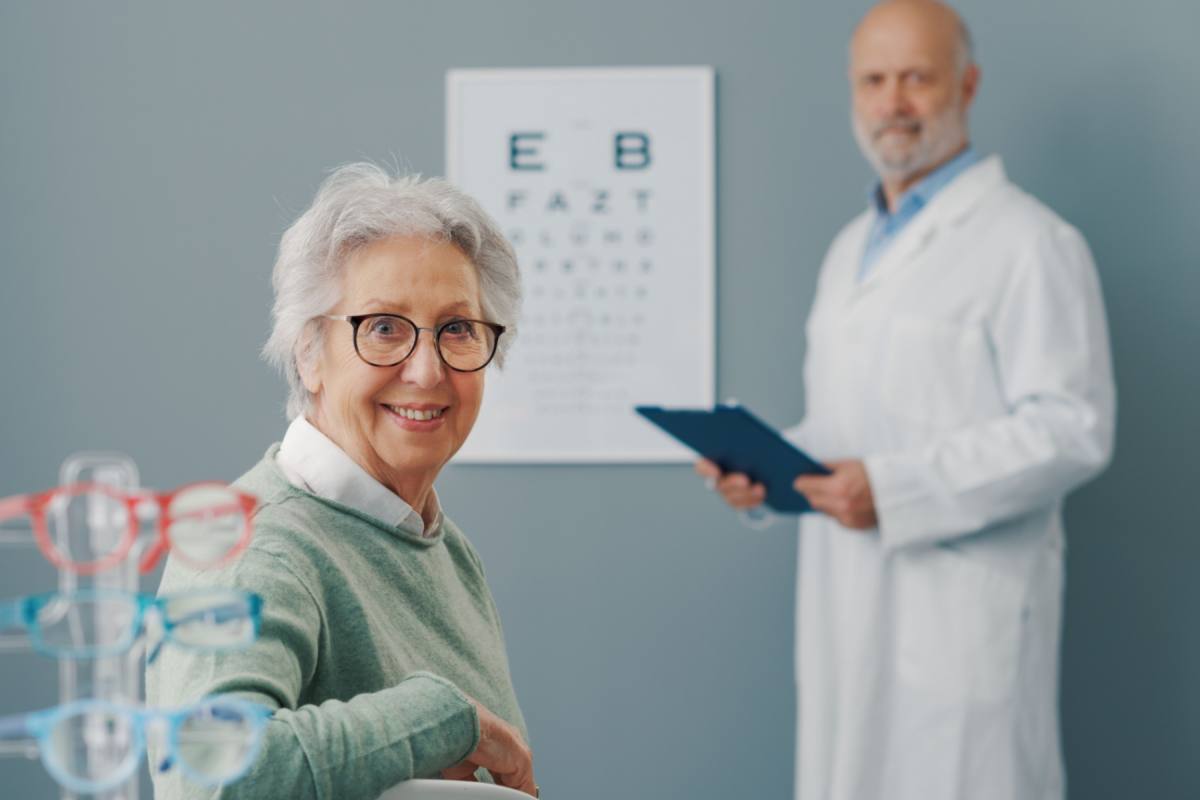 Senior Eye Exam in Newmarket